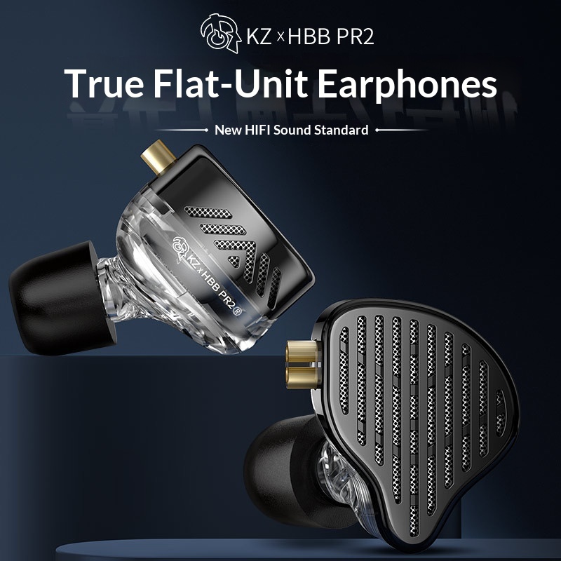 Audiophile Headphone Wired - In Stock Kz‑Pr2 Planar Magnetic Iem