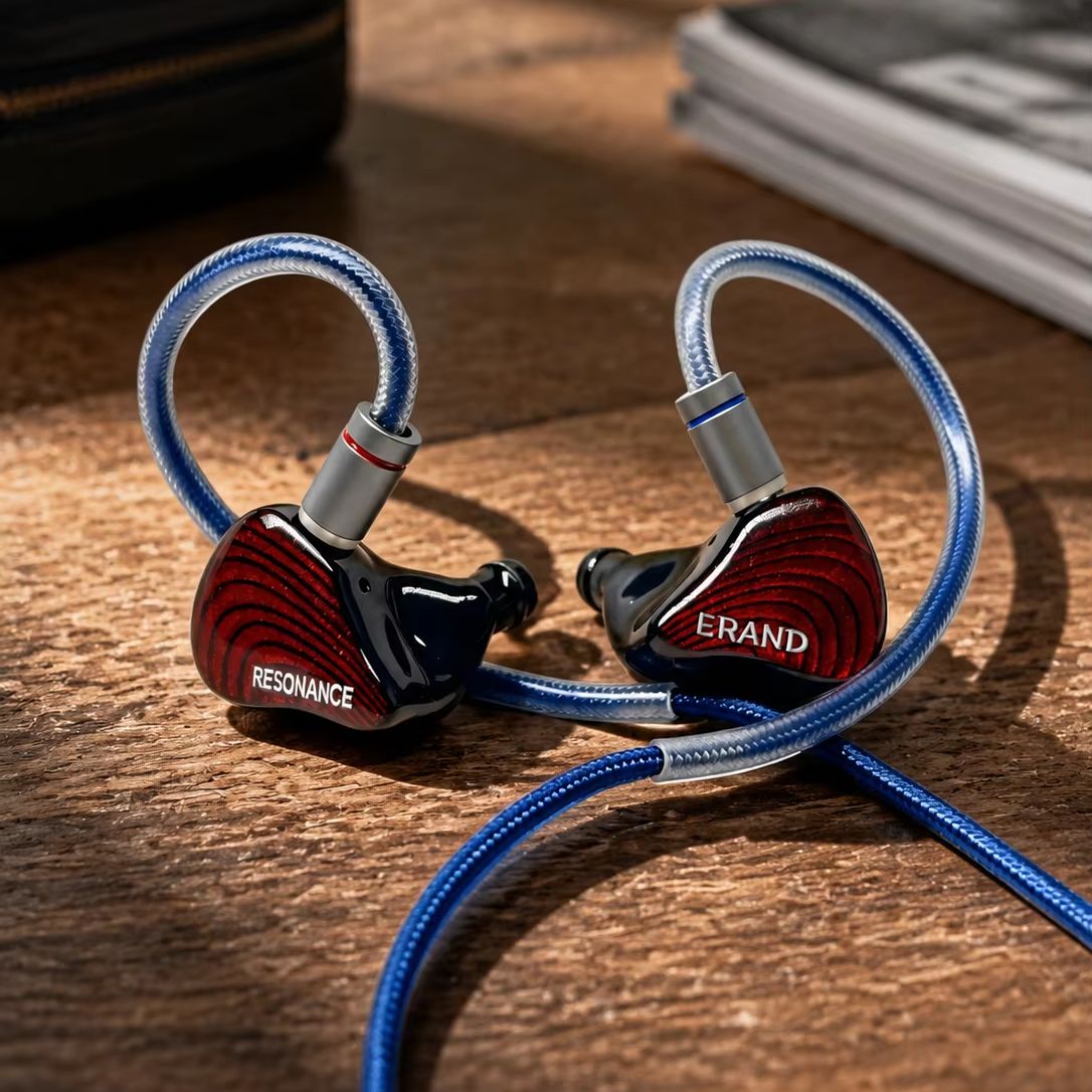 ERAND RESONANCE 5 RED 2DD+2BA+ - Audiophile Headphone Wired recension och pris