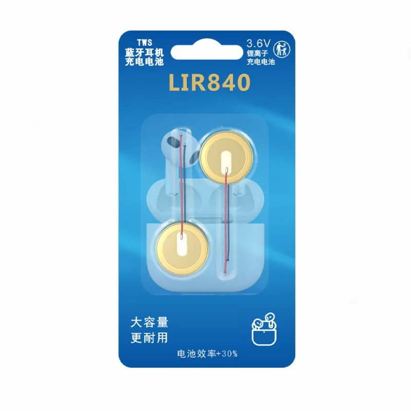 3.6V 18mAh LIR840 Steel Shell  - Wireless Earbuds Tws recension och pris