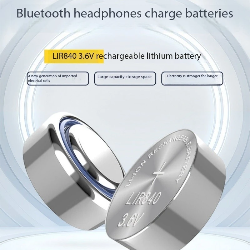 3.6V 18mAh LIR840 Steel Shell  - Wireless Earbuds Tws recension och pris