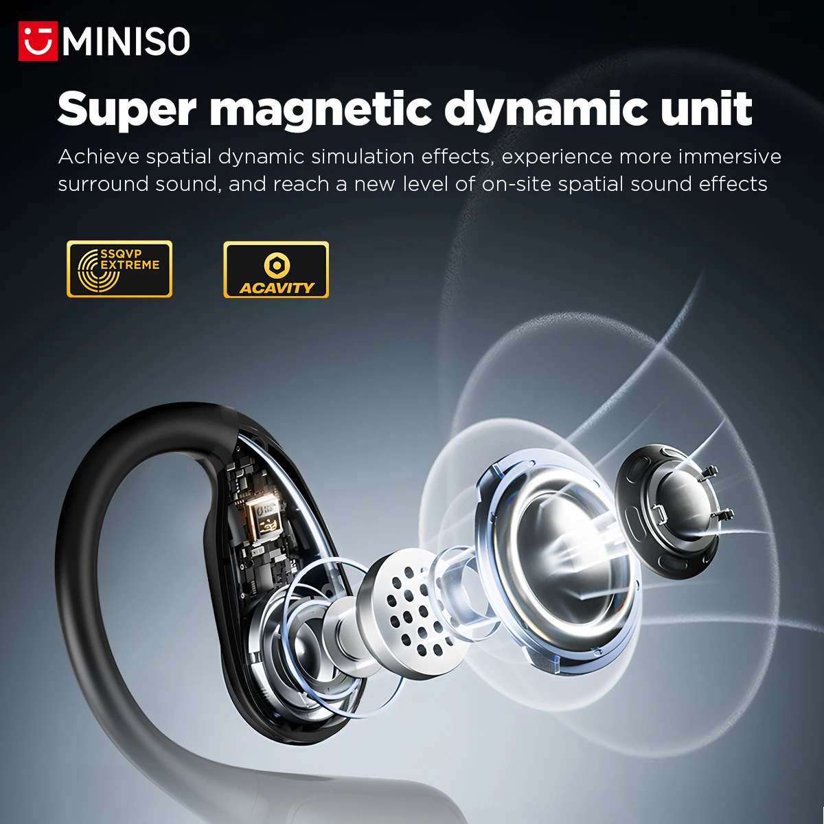 MINISO MS190 Real Time AI Voic - Bluetooth Headset On Ear recension och pris