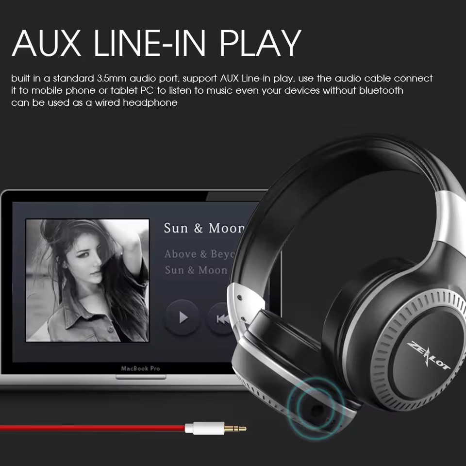 ZEALOT B19 Bluetooth Headphone - Audiophile Headphone Wired recension och pris