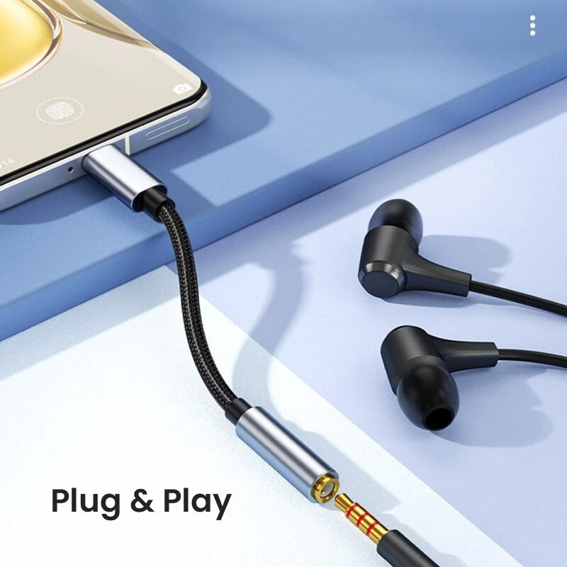 USB C Headphone Jack Adapter S - Audiophile Headphone Wired recension och pris